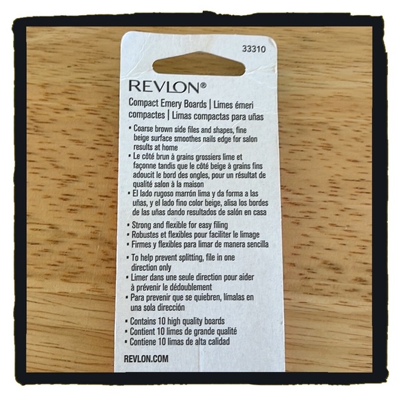 đź’•Pack of 10 Nail Files by Revlon Fine & Coarseđź’• - Picture 3 of 3
